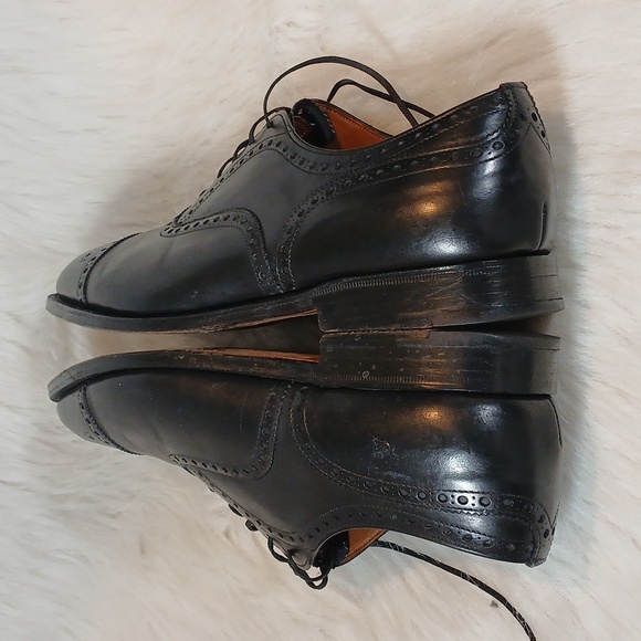 Church Diplomat Semi Brogue Classic Men Shoes Black Sz 9
